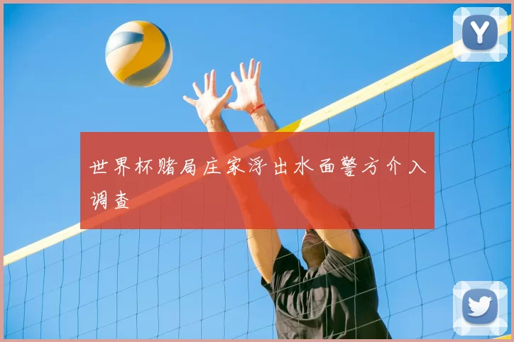 世界杯赌局庄家浮出水面警方介入调查