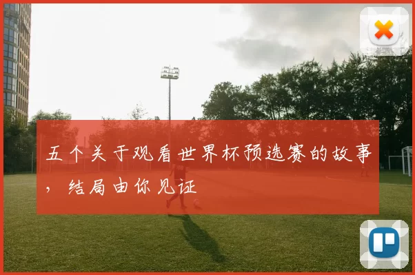 五个关于观看世界杯预选赛的故事,结局由你见证